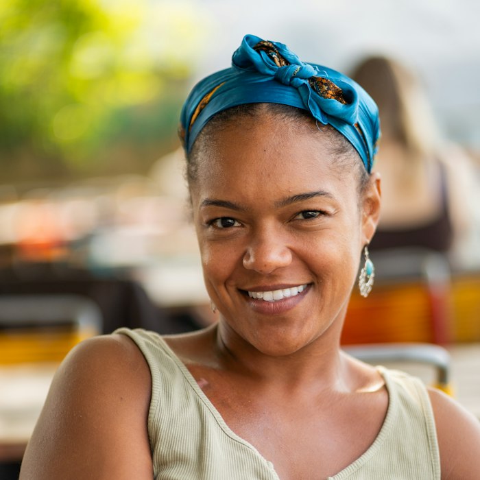 Portrait of Fanja, naturalist guide
